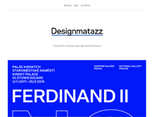 Tablet Screenshot of designmatazz.com